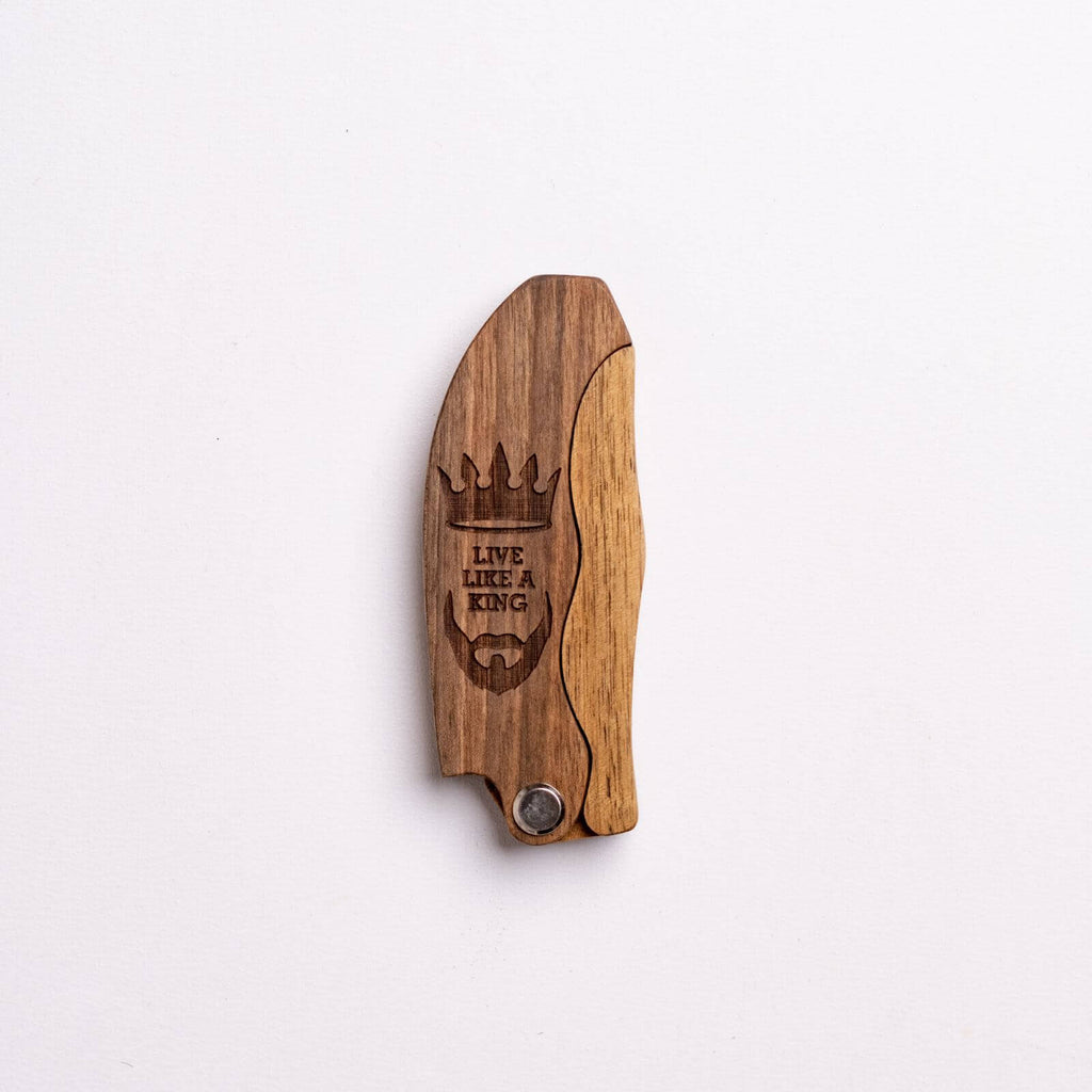 nut beard comb