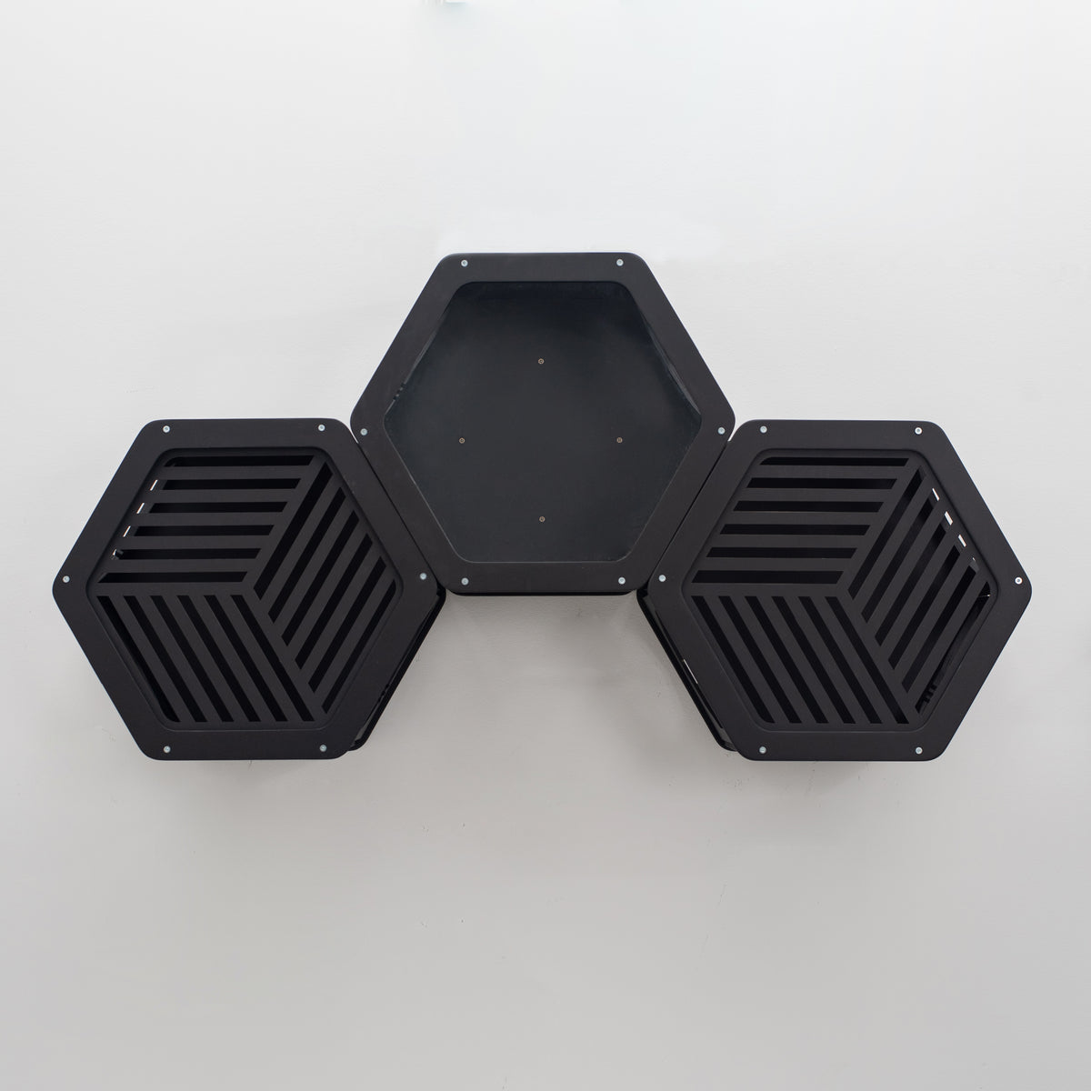 Wooden and Acrylic Frame for Hexagon (B2B)
