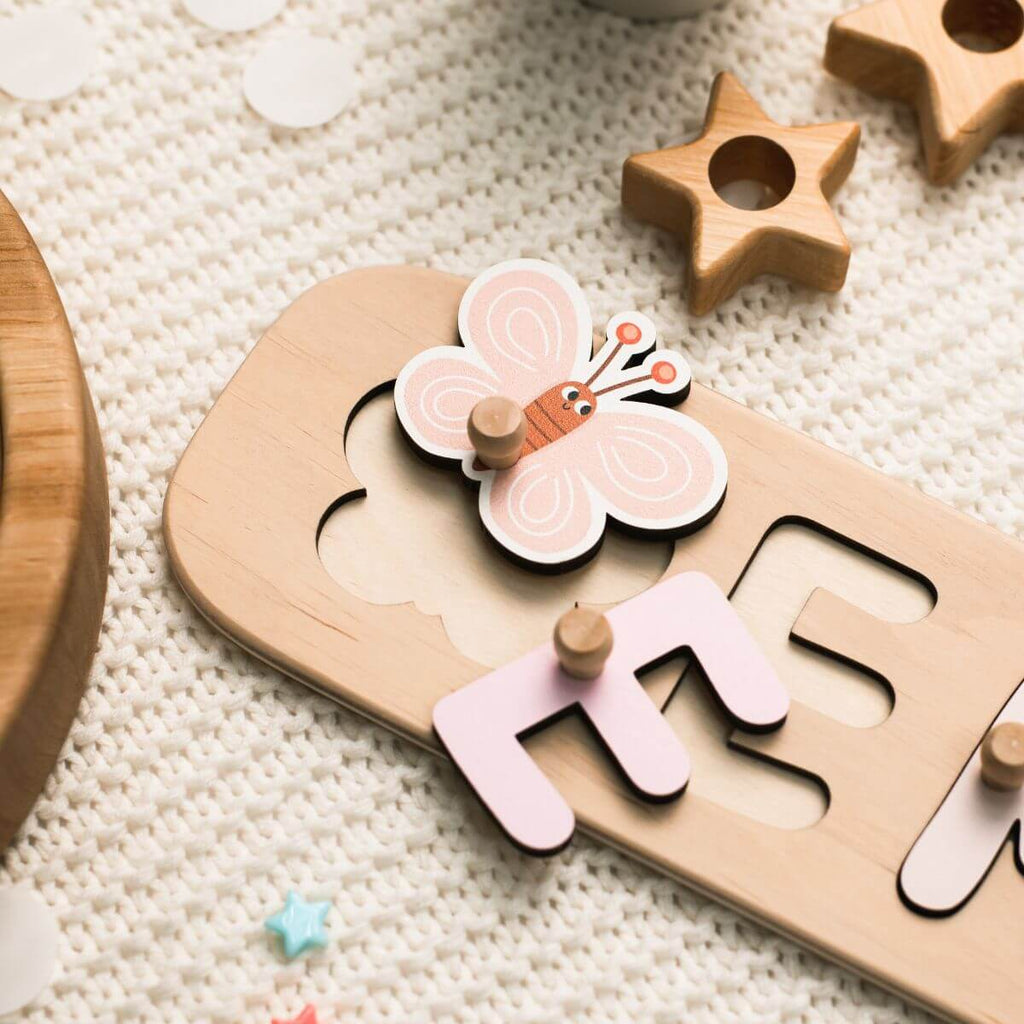 girls toy name puzzle
