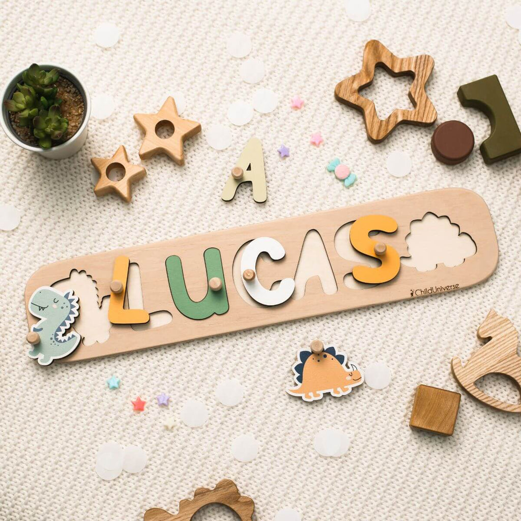 name puzzle for birthday baby
