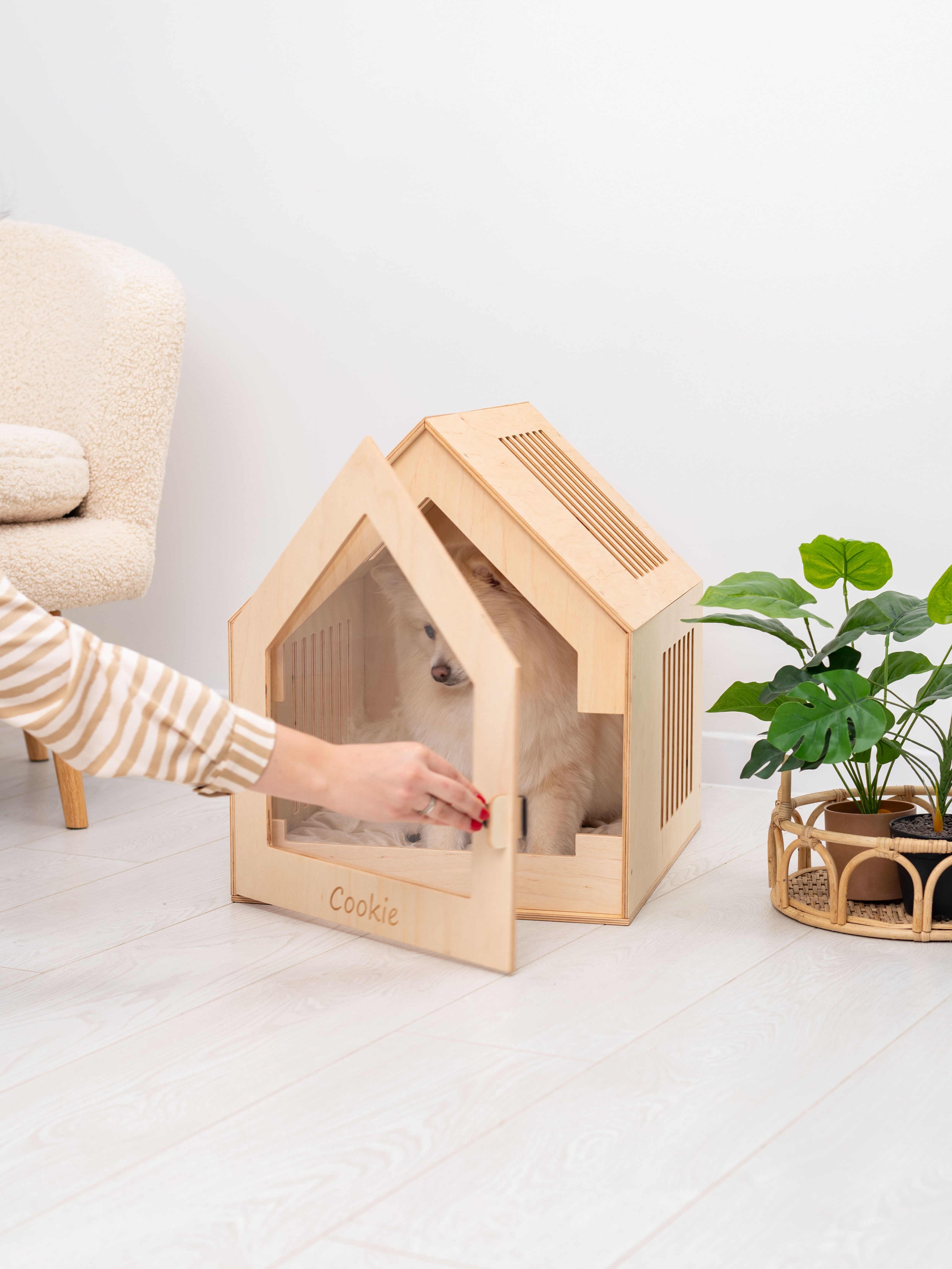 Pets house with door