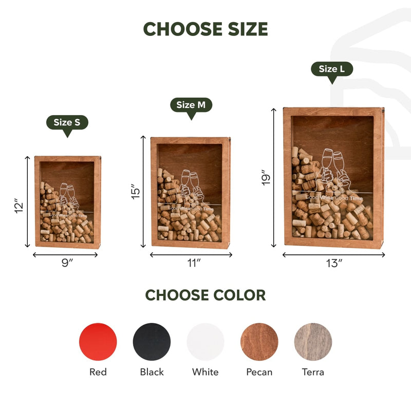 Wine Cork Box – Good Wine, Good Time
