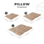 Dog House Pillow -  Brown