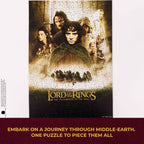 Mosaic art of a person wearing a fur hat and green coat with a pipe.