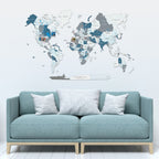 2D Wooden World Map Cruise