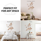 3D Europe Wooden Map Terra