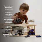 Wooden Gas Station Toy