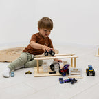 Wooden Gas Station Toy