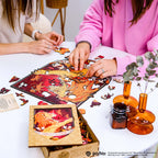 wooden harry potter puzzle