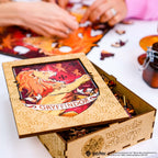 wooden crest puzzle