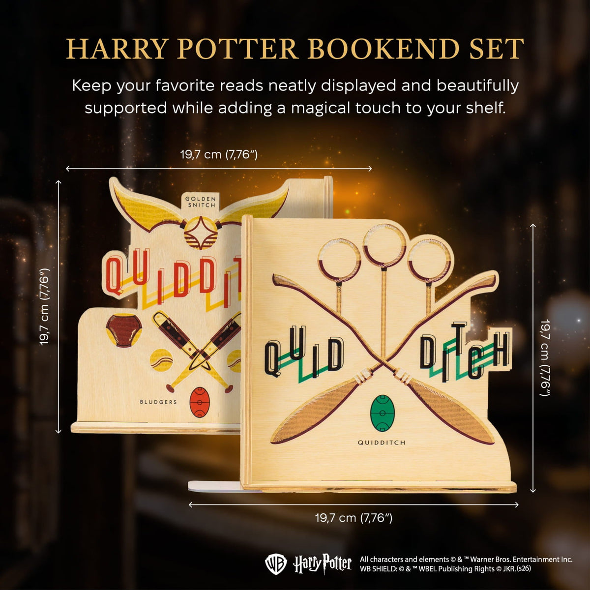 Harry Potter Bookends - Quidditch Club by Enjoy The Wood 