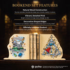 Harry Potter Bookends - Draco Dormiens by Enjoy The Wood 