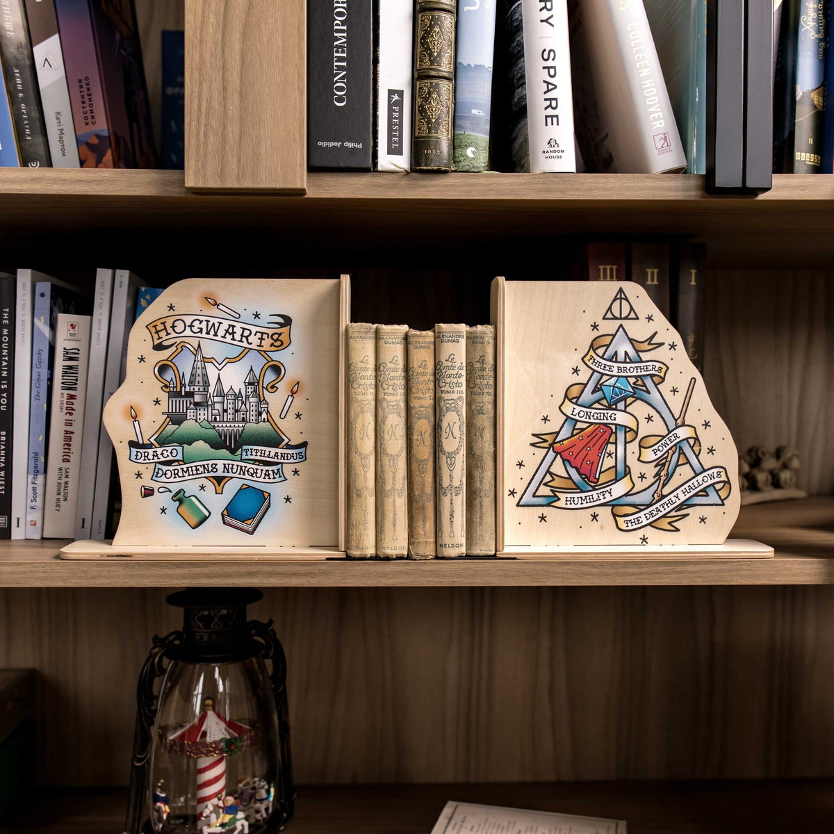 Magical Harry Potter Hogwarts Bookends for Fans