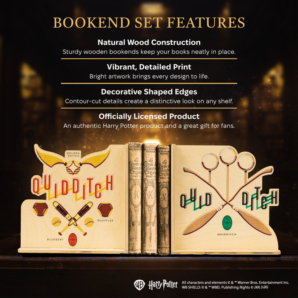 Harry Potter Bookends - Quidditch Club by Enjoy The Wood 