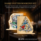Harry Potter Bookends - Draco Dormiens by Enjoy The Wood 