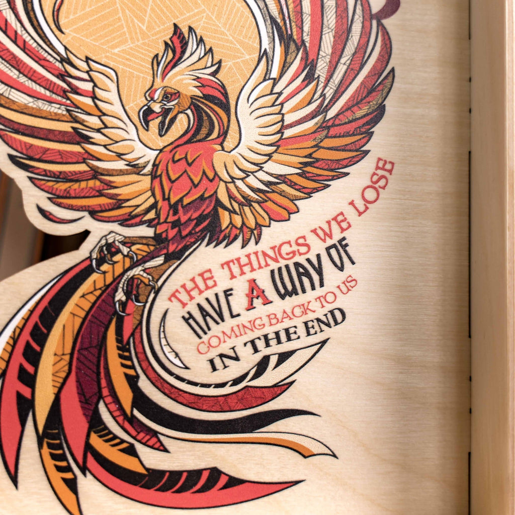 Hogwarts Crest Wooden Bookends