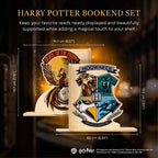 Harry Potter Bookends - Hogwarts Crest by Enjoy The Wood 