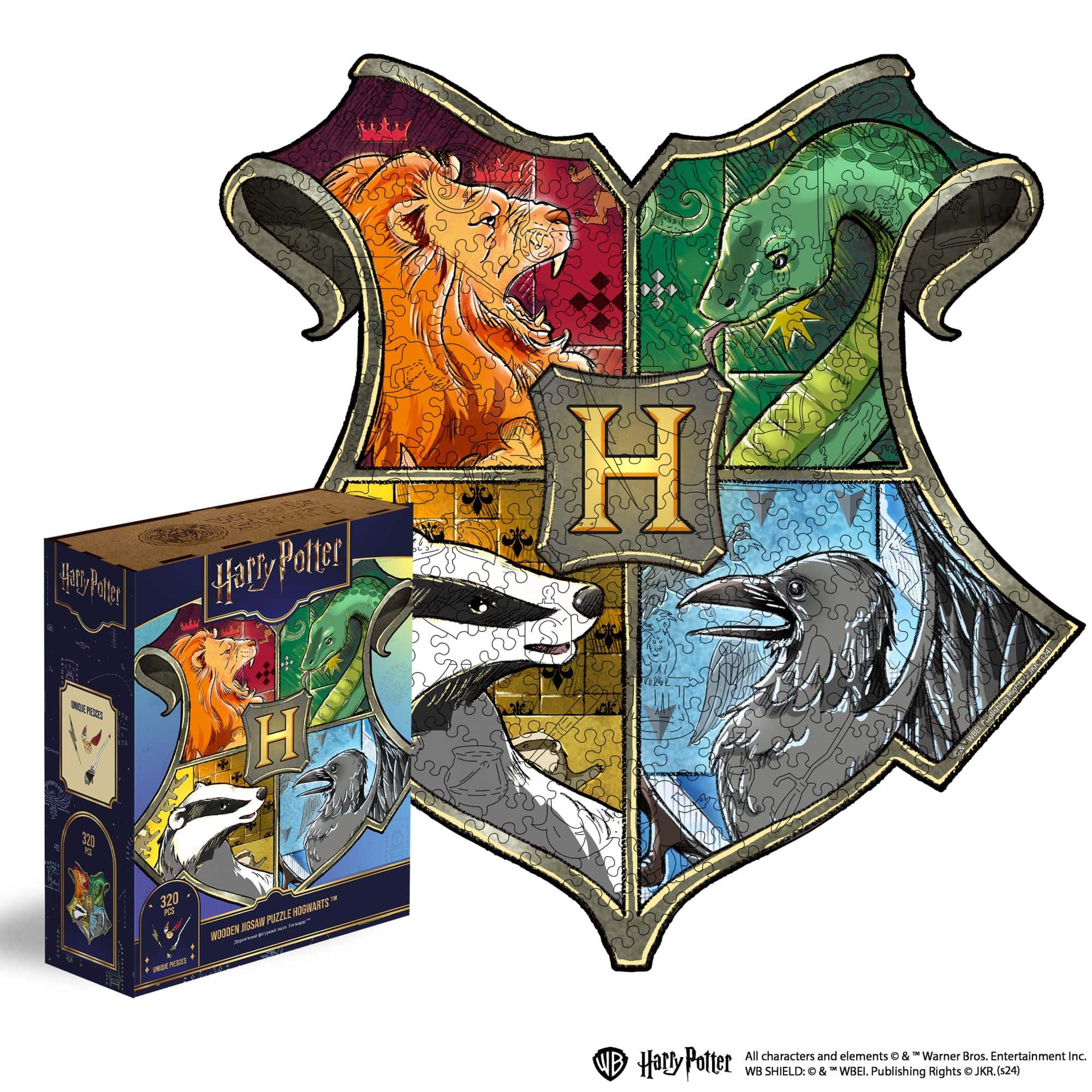 hogwarts crest puzzle