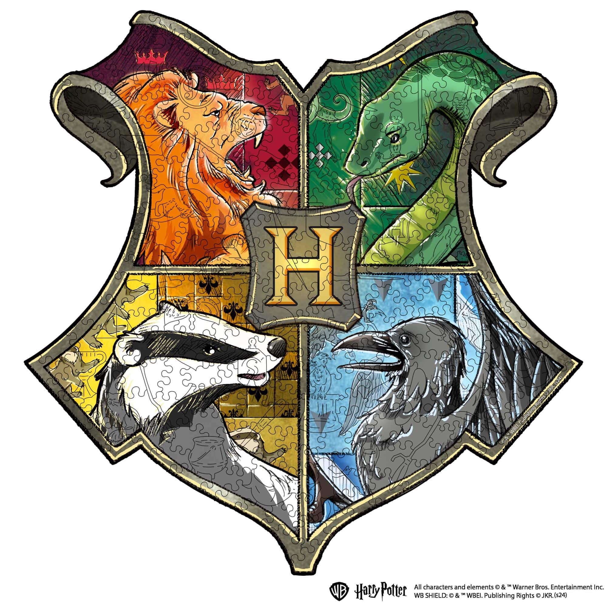 hogwarts crest puzzle