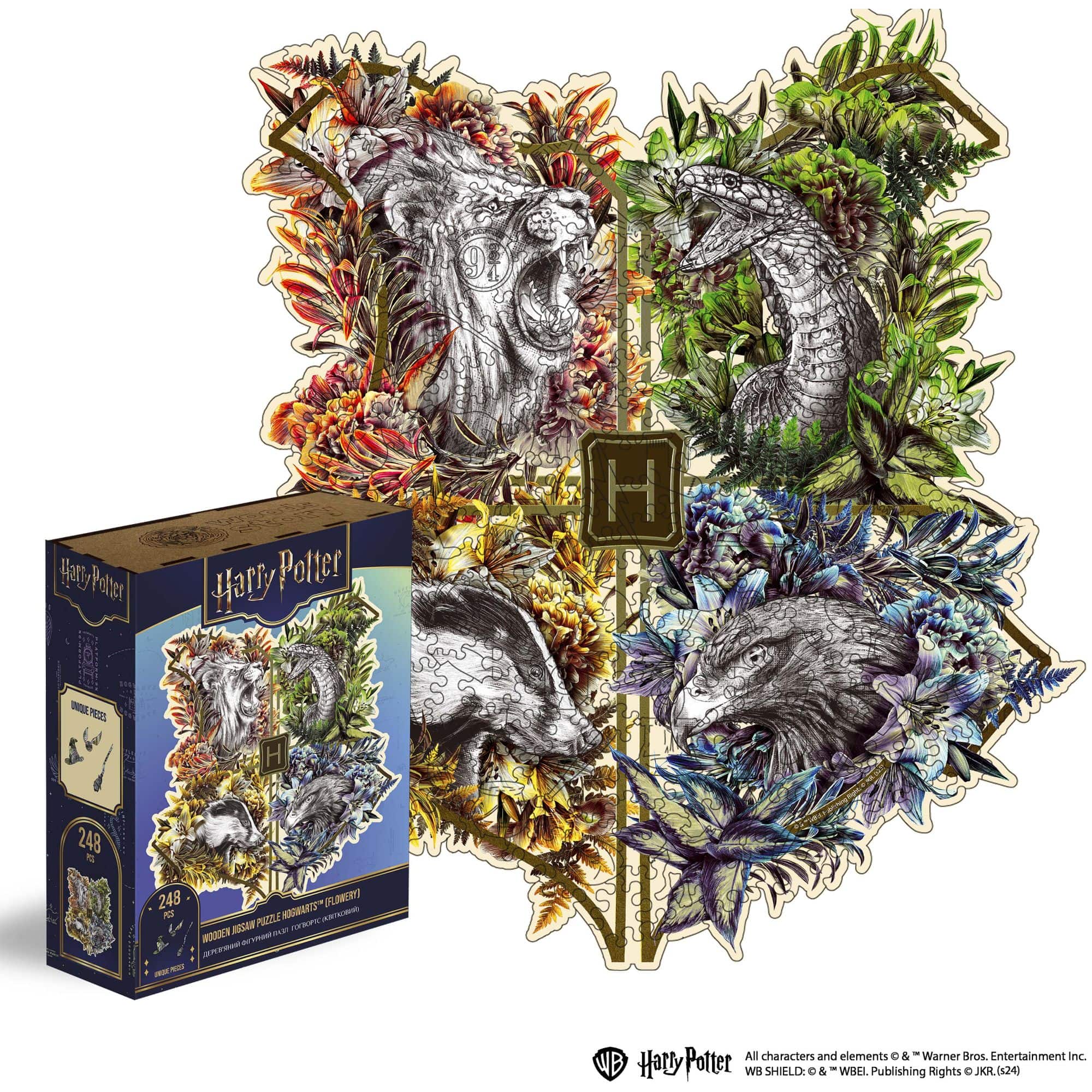 hogwarts houses puzzle