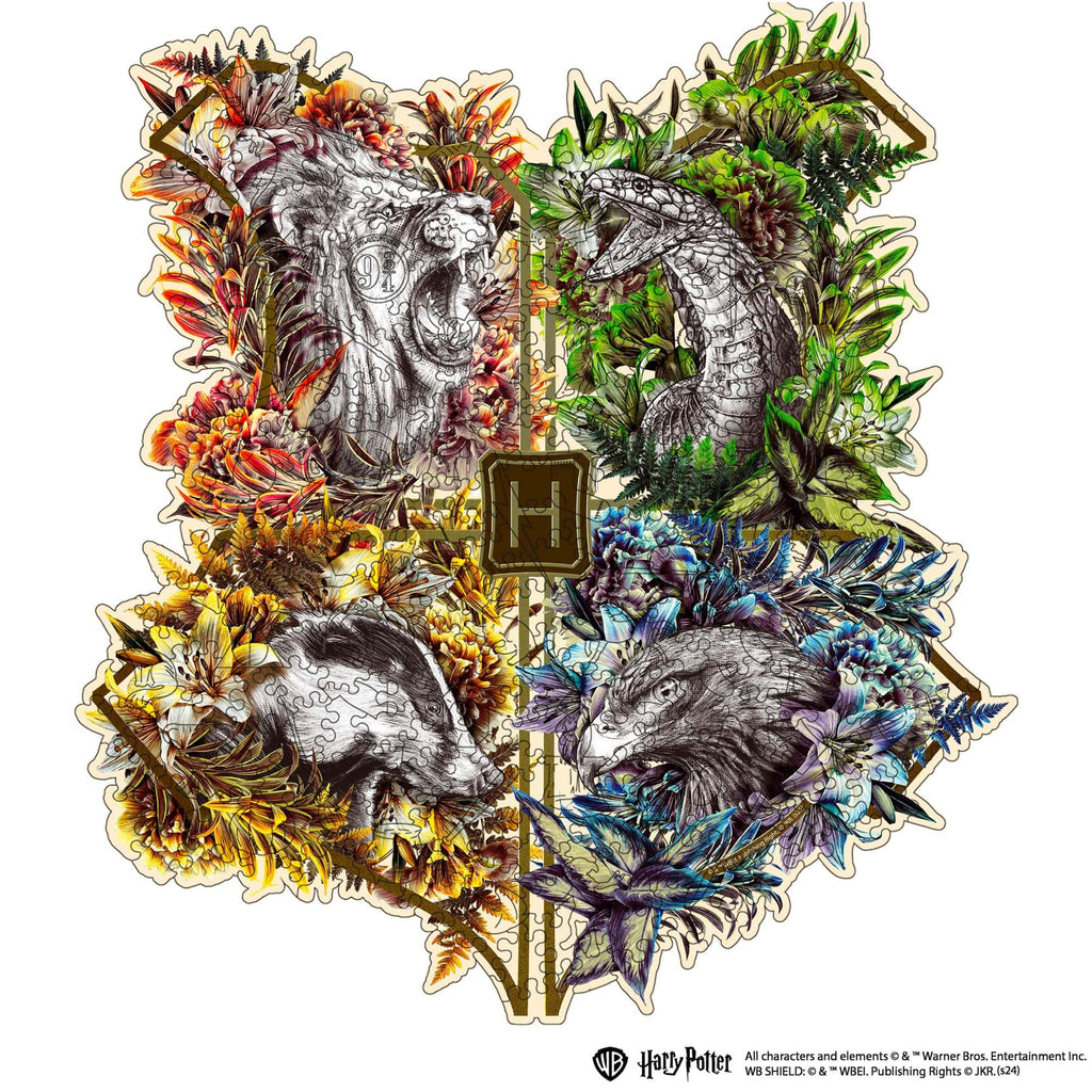 hogwarts houses puzzle