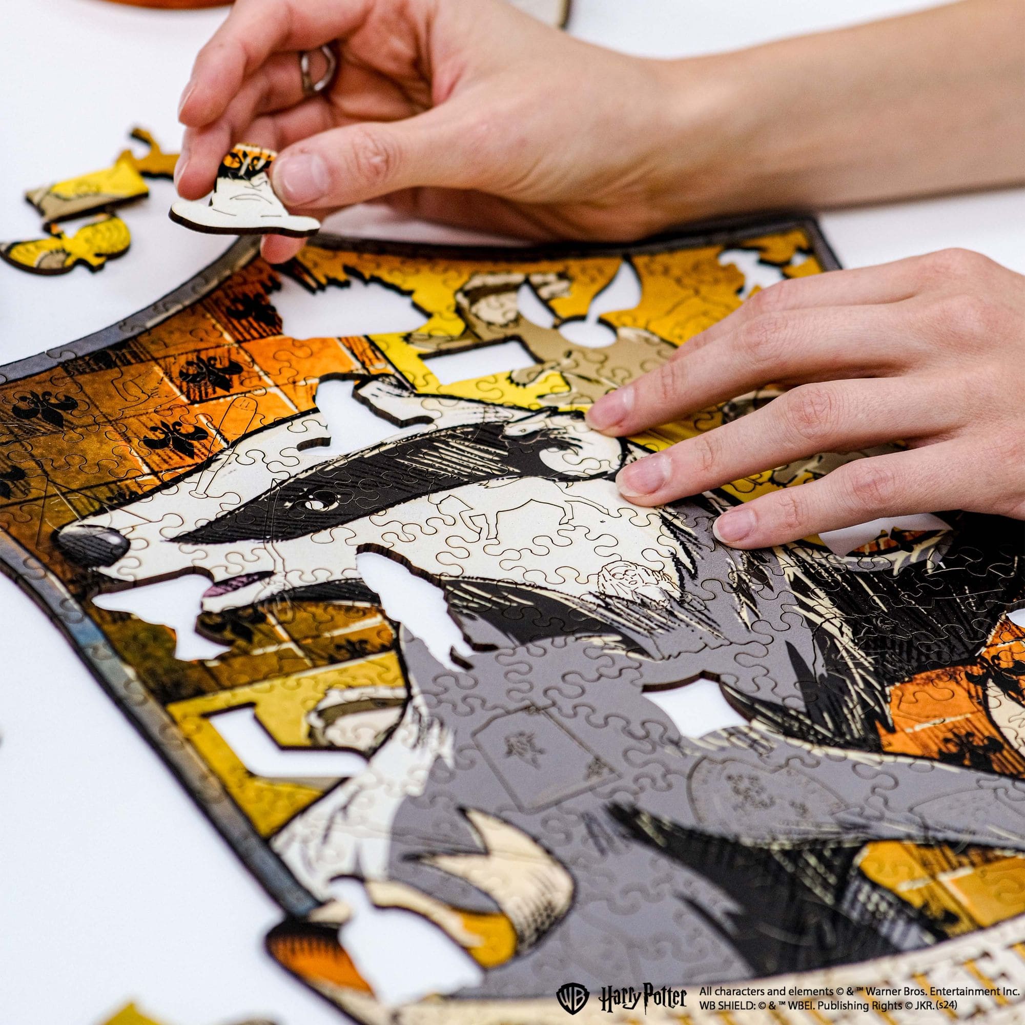 harry potter crest puzzle