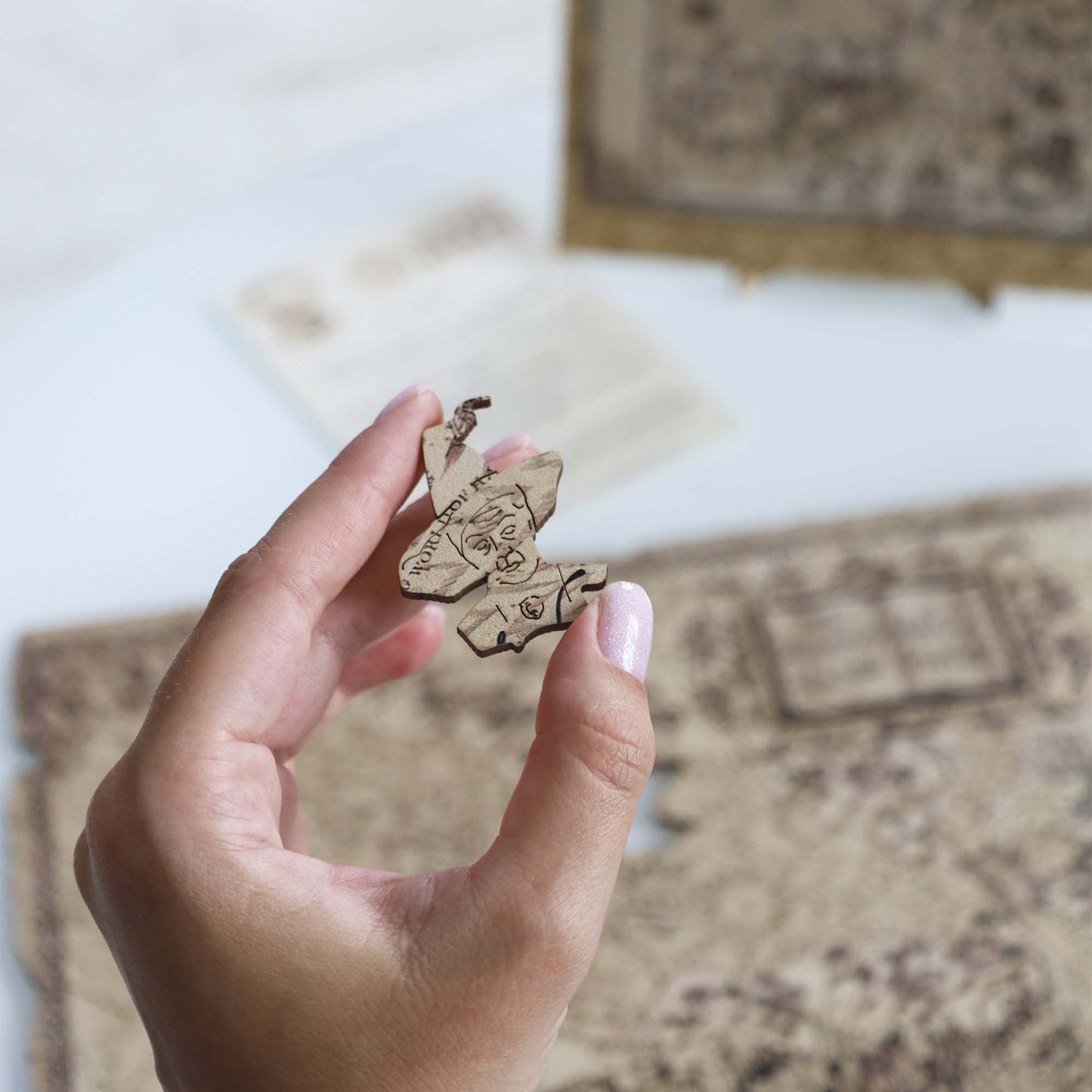 Wooden Jigsaw Puzzle Marauder's Map