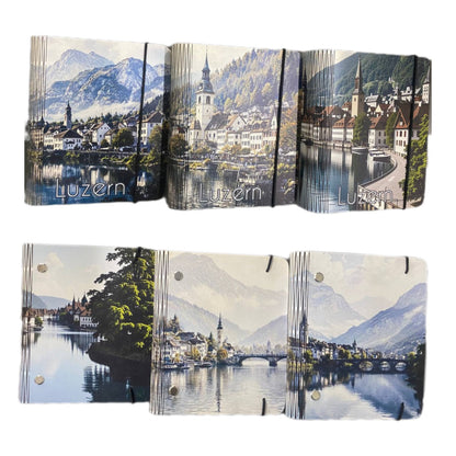Custom Wooden Cover Notebook A5