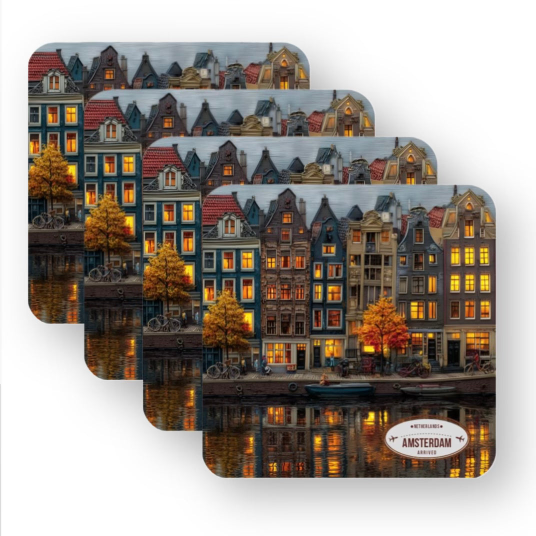 Custom Wooden Coaster. 4 pcs