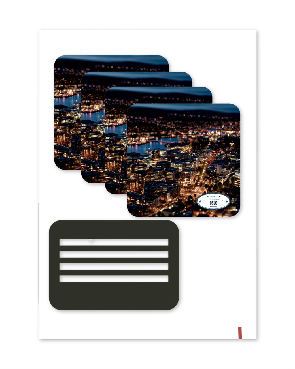 Custom Wooden Coaster with stand