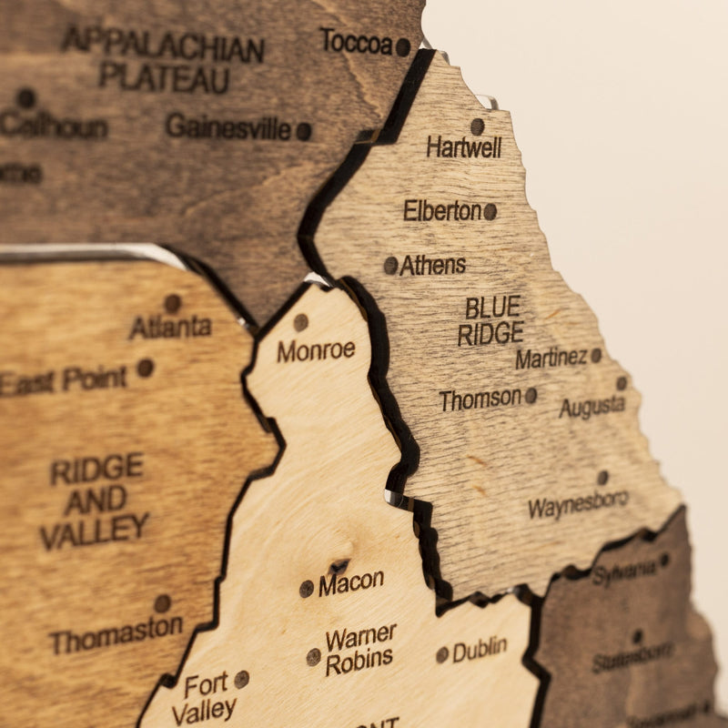 Night Light - Map of Georgia State