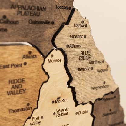 Night Light - Map of Georgia State