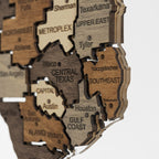 Night Light - Map of  Texas State