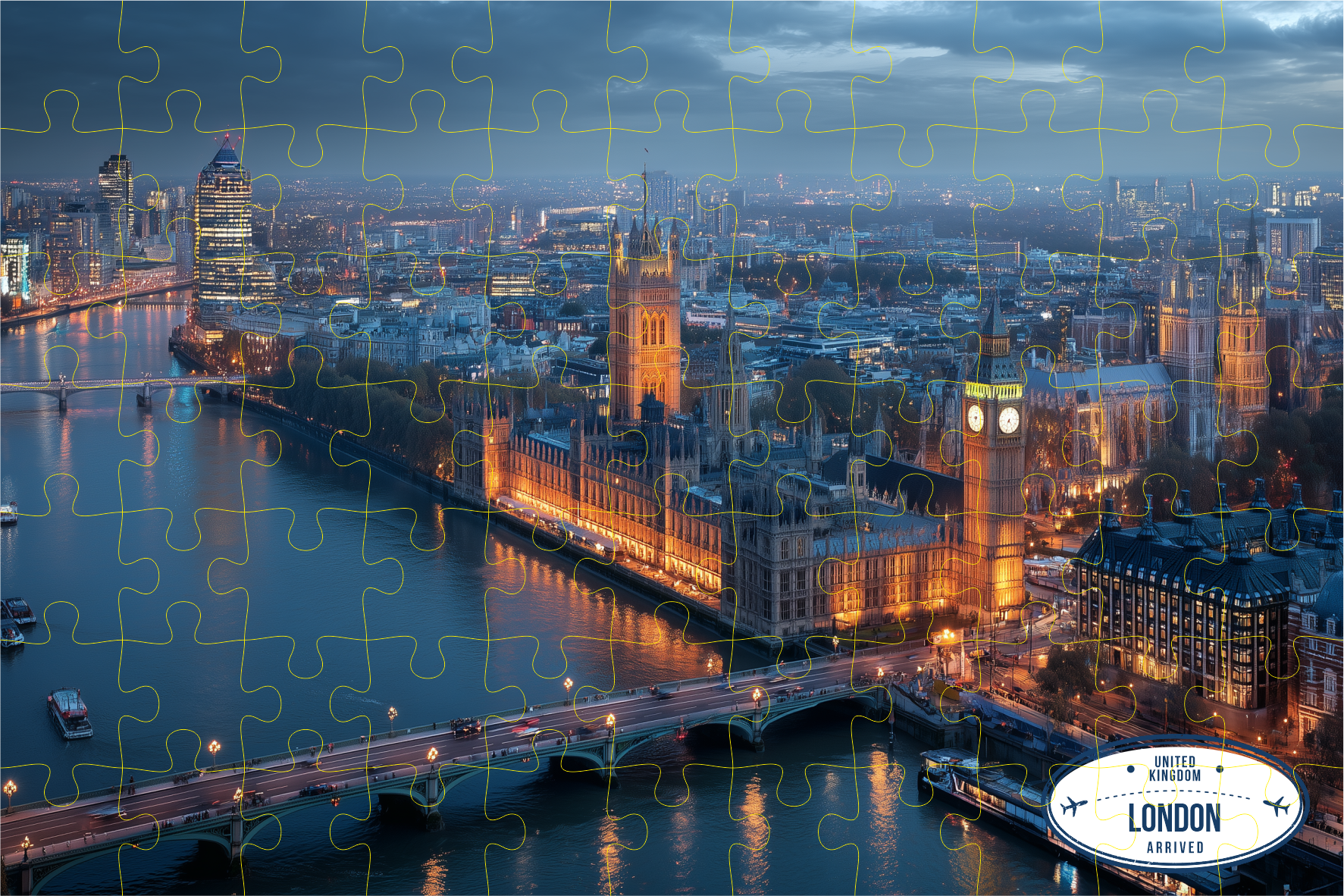 Custom Wooden Mini Puzzle