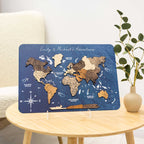 Mini World Map - Multicolor (B2B)
