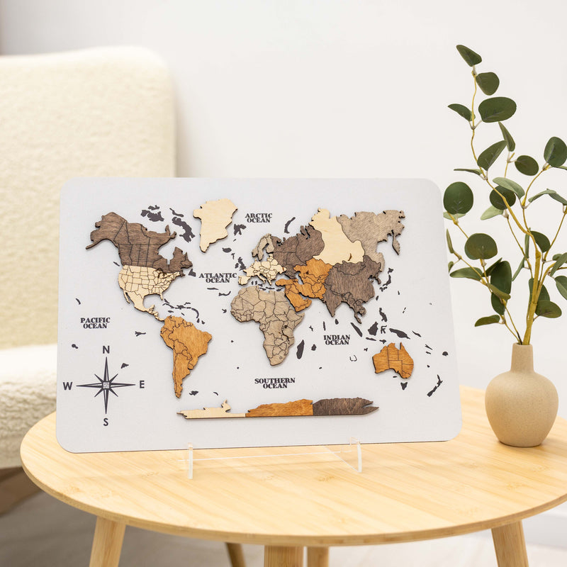 Mini World Map - Multicolor (B2B)