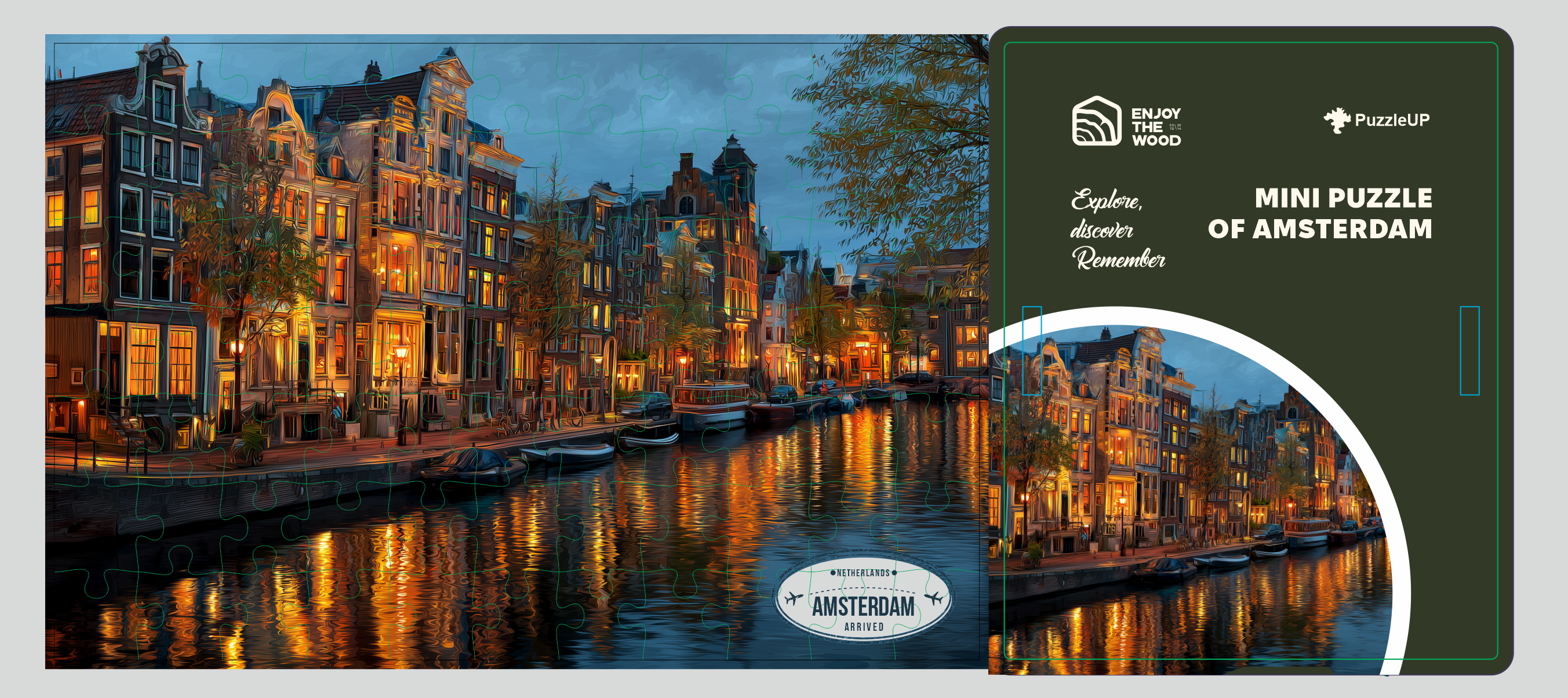 Custom Wooden Mini Puzzle