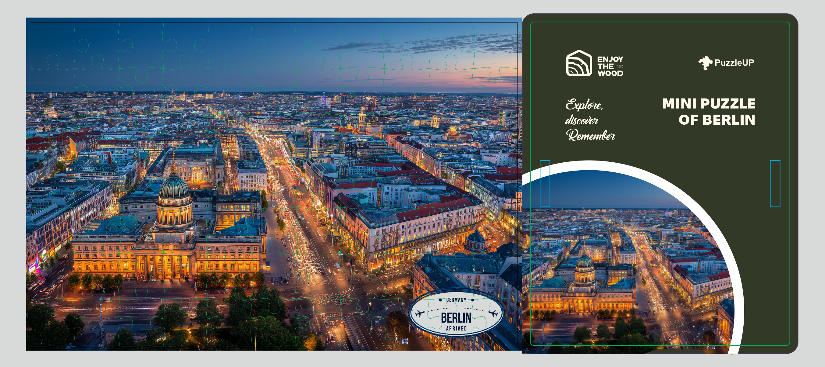 Custom Wooden Mini Puzzle