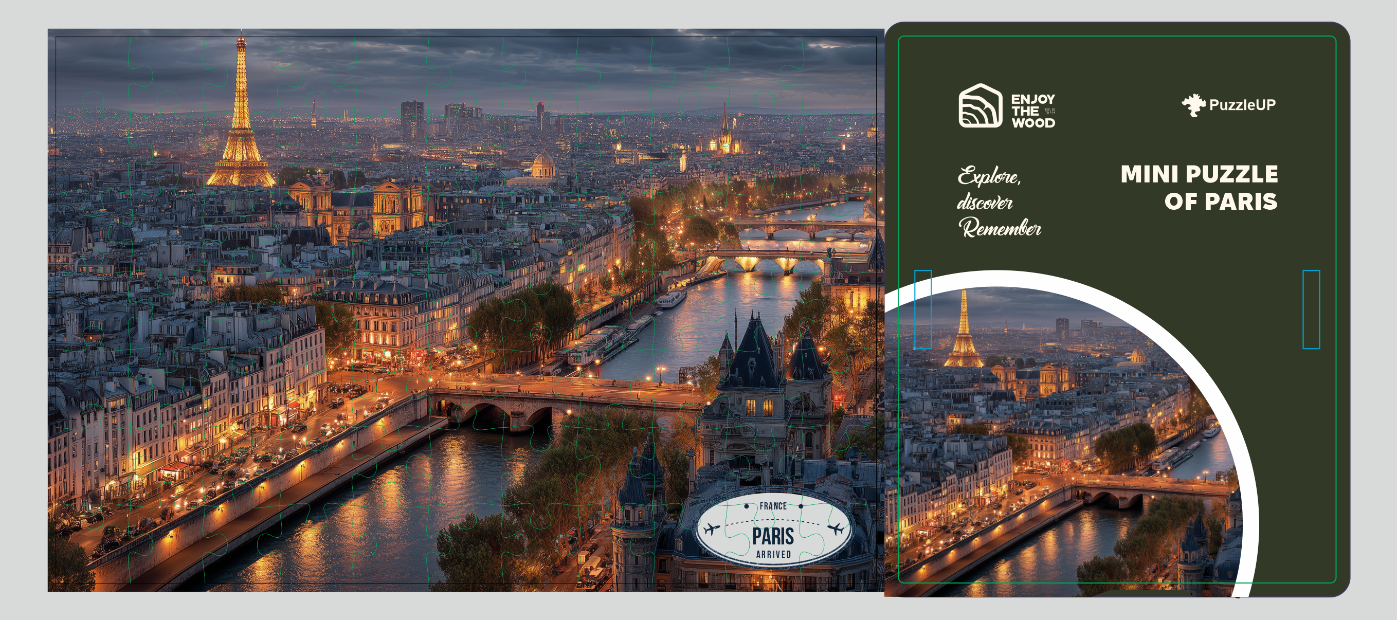 Custom Wooden Mini Puzzle