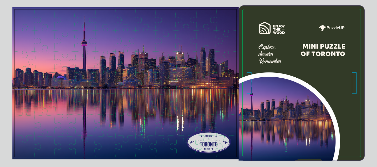 Wooden Mini City Puzzle