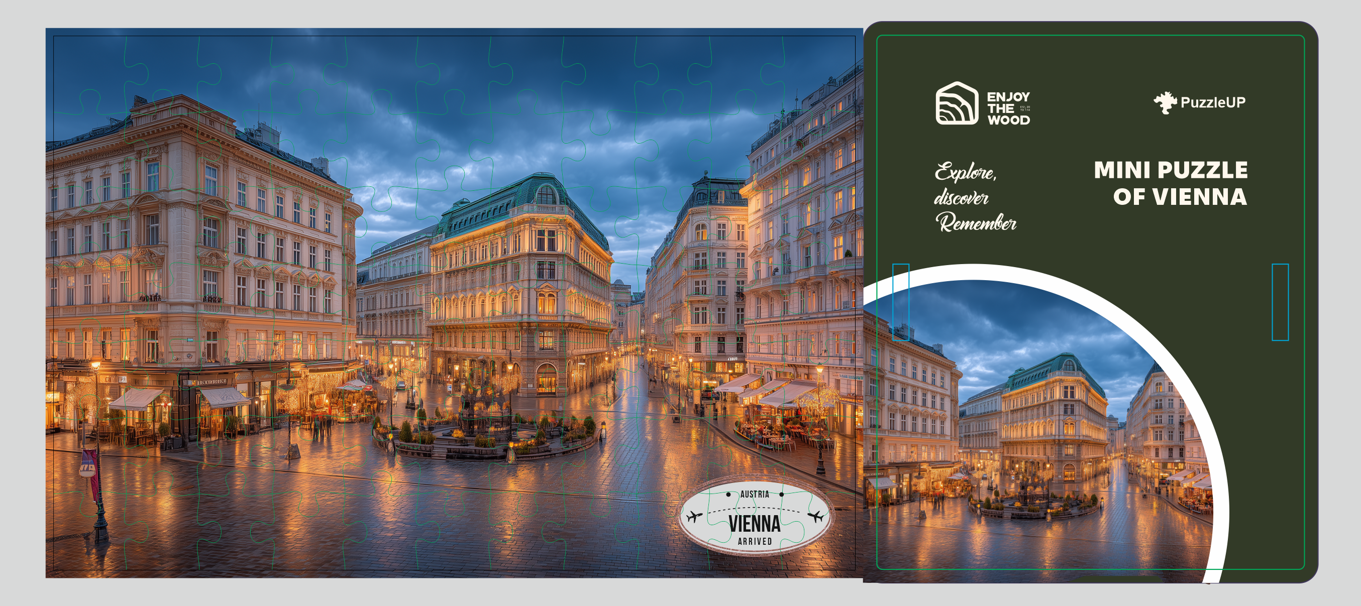 Custom Wooden Mini Puzzle