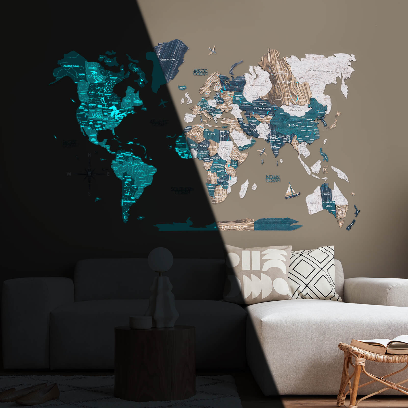luminous objects decor