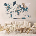 luminous objects decor on wall