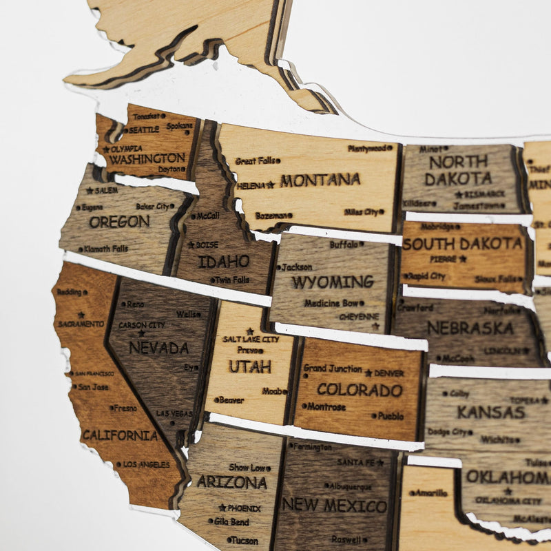 Night Light - Map of USA