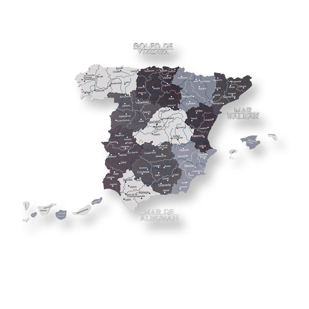 Wooden Map of Spain – Nordik