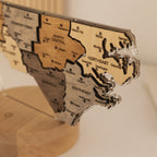 Night Light - Map of North Carolina State