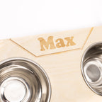 Pet Bowl Stand - Bone-Shaped