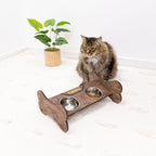 Pet Bowl Stand - Bone-Shaped