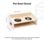 Pet Bowl Stand - Angled (B2B)