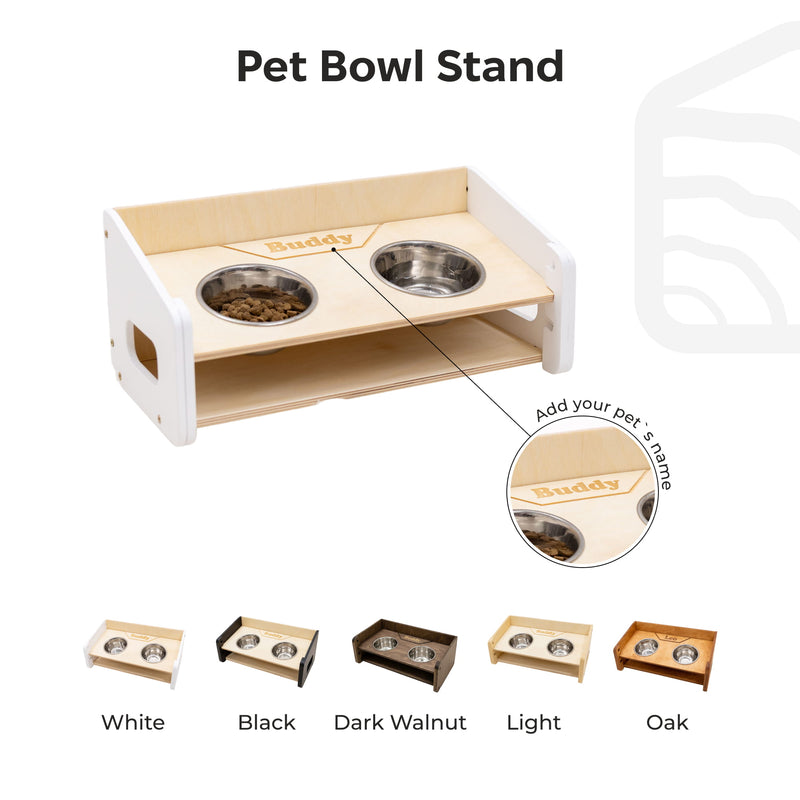 Pet Bowl Stand - Angled (B2B)